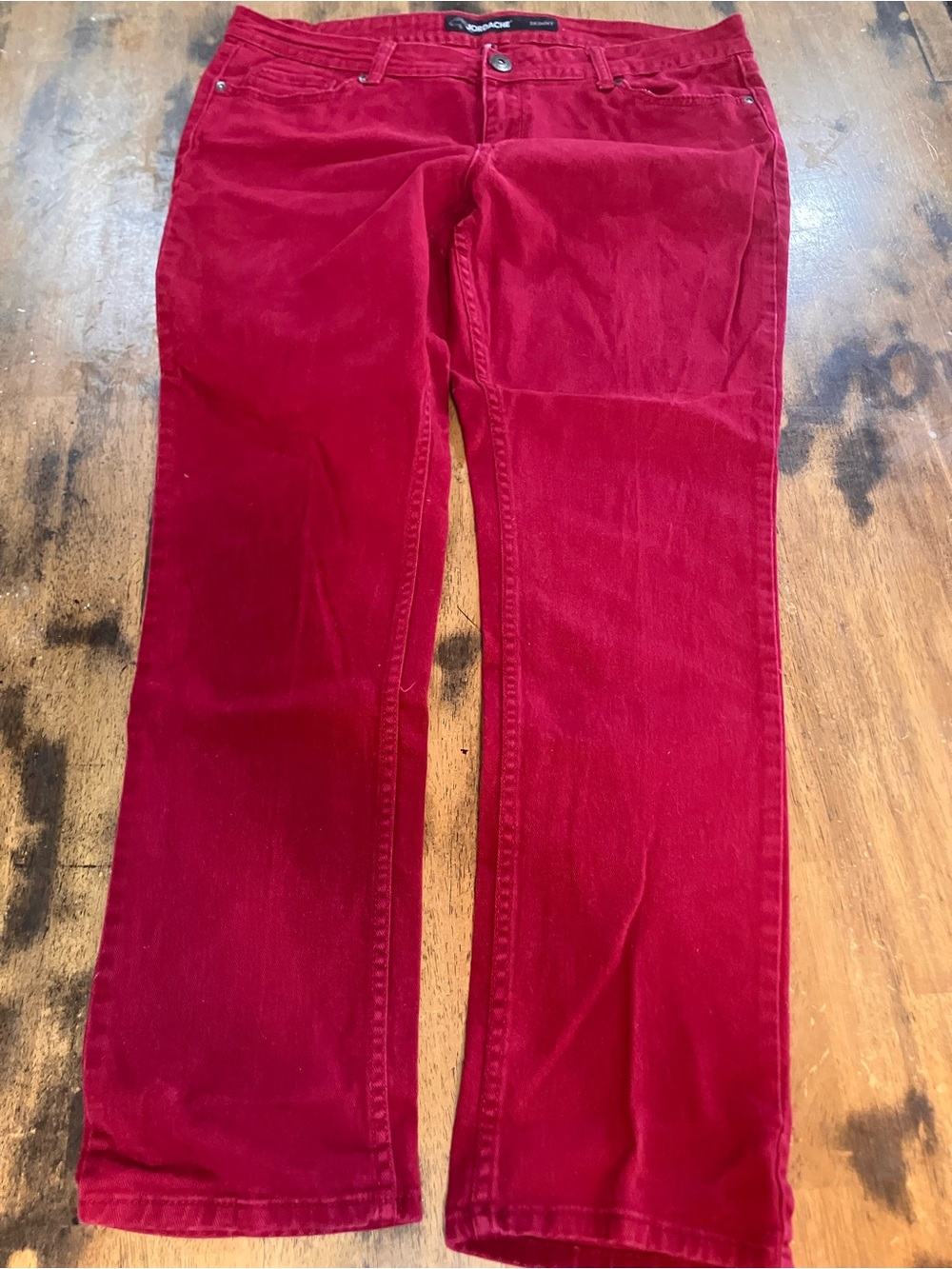 Jordache Red Straight-Leg Women’s Jeans